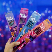 1 Box Random Popular Korean Anime "Witch Hunter" Merchandise, Including Sketch Pens, Writing Pencils, Etc., Holiday Gift (Packaging Style Random) - A - View 1