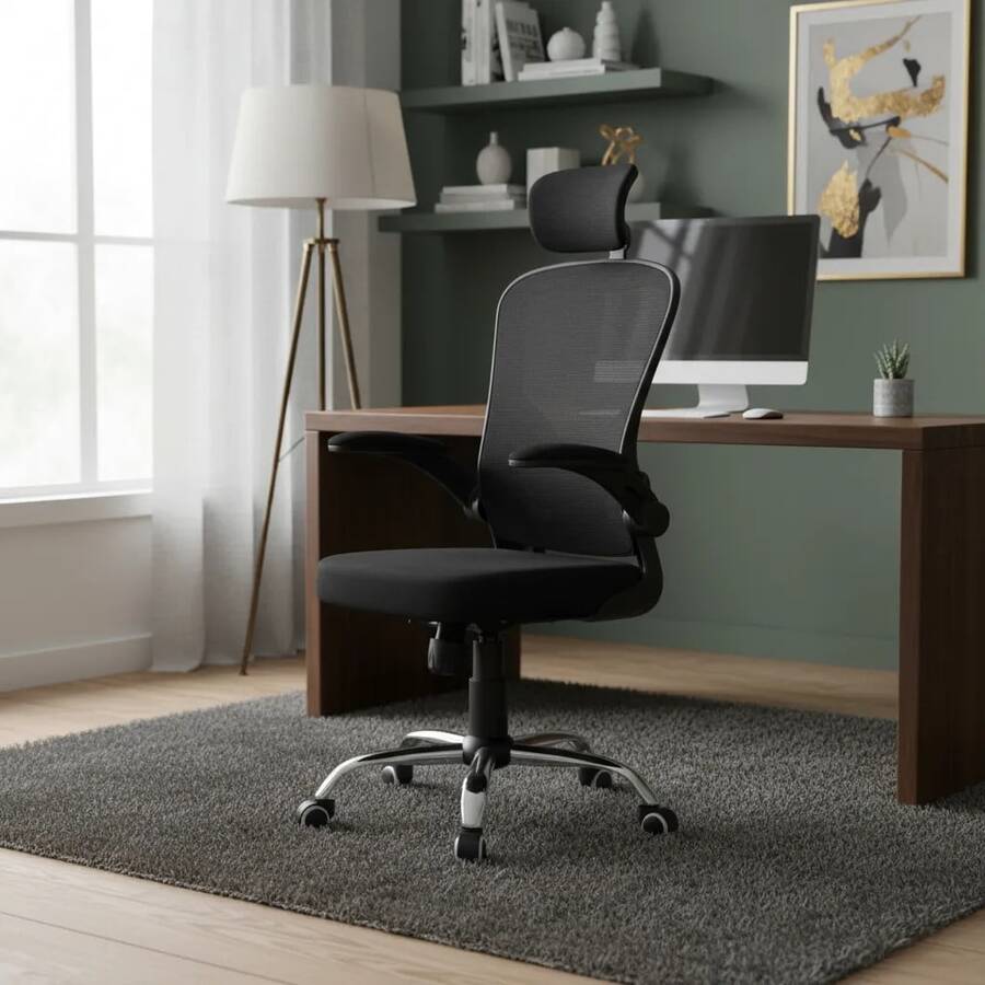 Office Chair - 黑色 - 查看 1