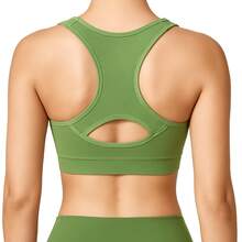 Top Deportivo Dama sin Aros, Soporte Medio, Cómodo, Tela Suave, Tirantes Cruzados en Espalda – Ideal para Gimnasio, Yoga y Uso Diario - Negro, Gris, Verde, Lila, Blanco - Ver 3