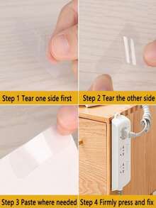 1/3/5/10/20pcs Nano Invisible Double-Sided Adhesive Tape, A High Viscosity Magic Glue (Works Better With Glue), With Anti-Slip And Fixing Functions. - Transparent Double-sided Adhesive Patch - View 8
