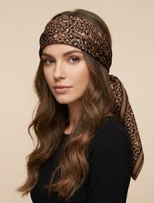 Women's 90x90 Satin Scarf For Waist, Head, Neck, Bag, Dress - High Quality - 彩色 - 查看 1