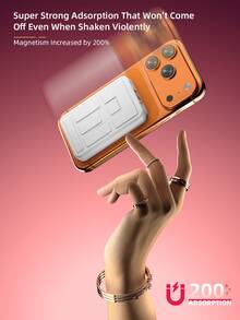 XBJ 2025 New Improved Magnetic Wireless Power Bank, Portable Mini Power Bank For Charging Mobile Phones, 3-In-1 Charger With 5000 MAh, Suitable For Travel And Outdoor Gaming, Ensures That Phone Power Remains Sufficient Throughout The Day, The Perfect Gift Choice For The Holidays. - 2026磁吸無線行動電源 - 查看 2