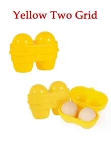 Shock-Resistant Portable Egg Storage Box - Plastic Egg Organizer With Dividers, Multi-Capacity Suitable For Home, Camping, Picnic - Egg Carton, Makeup Sponge Box, Practical Kitchen Gadget (For Eggs And Small Items) - Multicolor - View 8