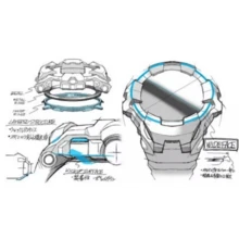 Casio 卡西欧 G-Shock Gravitymaster 手表，太阳能动力，200米防水防震航空运动手表 - 均碼 - 查看 4