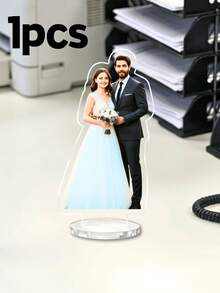 1/3/5pcs Custom Cutout Photo Acrylic Standee, Personalized Tabletop Portrait Plaque Unique Keepsake Decor & Gift For Wedding, Birthday, Anniversary, Valentine's Day, Ideal Present For Family, Lovers, Mom & Dad Durable, Decorative Exquisite - Multicolor - View 16