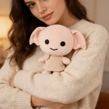 10.24英寸/26厘米哈利波特系列多比毛绒玩具，可爱卡通生日礼物，电影和电视剧主题收藏品