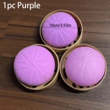 1pc Cute Squeeze Toy (Small Bun/6cm) / (Large Bun/10cm) Stress Relief Squishy Toy, Prank Gag Gift, Decorative Item, Squeeze Toy - Simulation Decompression Toys - View 18