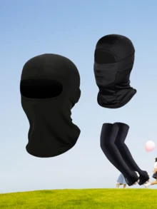 Unisex Neck Gaiter Face Mask Arm Sleeves, Summer Cooling Neck Warmer For Cycling, Skiing - Multicolor - View 1