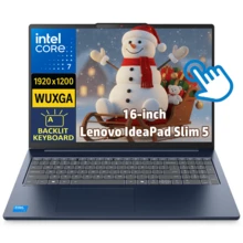 Lenovo IdeaPad Slim 5 Laptop, 16" WUXGA IPS Touchscreen,  Core 7 240H, 16GB DDR5 RAM, 1TB SSD, Backlit Keyboard, Wi-Fi 6, 1080P+ Camera, Windows 11 Home - 美規A型插(110-127V) - 查看 1