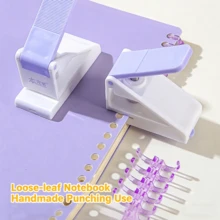 迷你单孔打孔器 - 学生手动圆孔工具，DIY活页笔记本，手动迷你圆孔打孔器 - 学生DIY活页手工打孔器 - 常規 - 查看 3