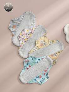 DORSU 4pcs Reusable Graphene Sanitary Pads, Designed For Periods, Effectively Prevent Leakage, Comfortable & Non-Restrictive