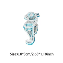 1pc Handmade Beaded Ladybug Insect Patch, DIY Animal Clothing Bag Decor Accessory, Suitable For Summer, School - As Photo Show - View 18