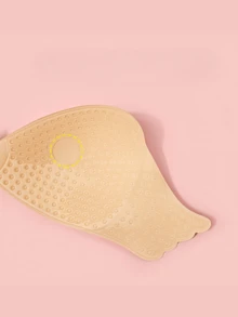 1片装粘性侧翼文胸提拉胶带，无痕隐形无背文胸垫，透气孔，内衣 - 彩色 - 查看 3