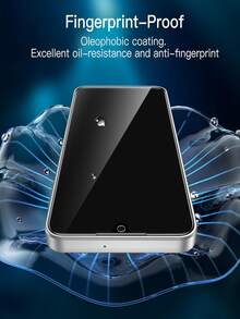 3pcs 9H Hardness Full Coverage Tempered Glass Screen Protector Compatible With Samsung Galaxy S26 S25 S24, /Honor, 15T/Poco/ Note 15, Anti-Fingerprint - Clear - View 11