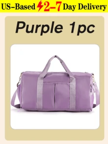 Large-Capacity Waterproof Gym Bag Dry/Wet Separation Weekend Bag Multi-Function Portable Shoulder Bag Suitable For Business Vacation Outdoor Skiing  Fitness Travel And More Can Serve As An Overnight Bag  Carry-On Luggage  Or Sports Bag Organize School Supplies  Back-To-School Luggage  Weekend Getaway Bags  Hospital Bags  Holidays  And Spring Break - 彩色 - 查看 14