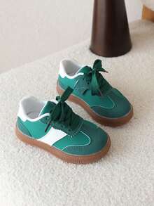 1双儿童运动鞋，新款春秋季女童休闲鞋，运动鞋，男童训练鞋 - 綠色 - 查看 1