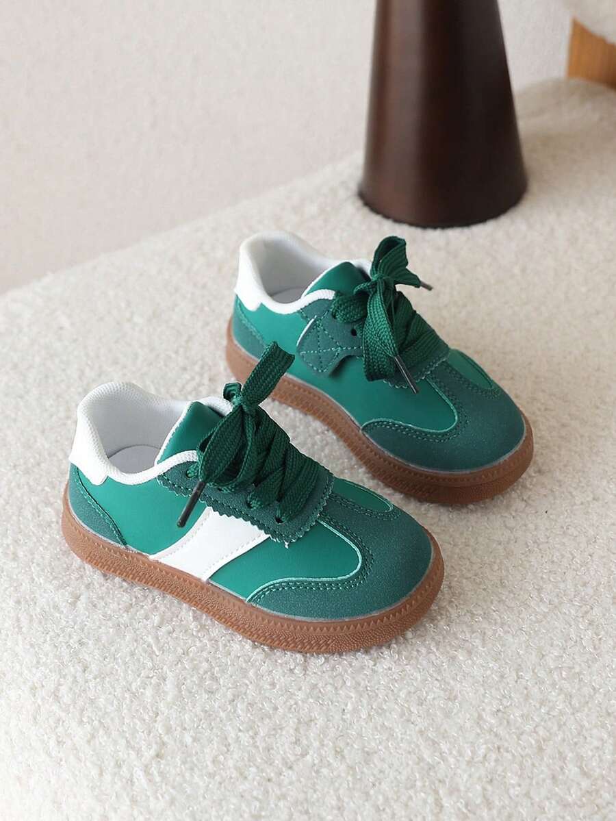 1双儿童运动鞋，新款春秋季女童休闲鞋，运动鞋，男童训练鞋 - 綠色 - 查看 1