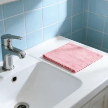超柔软洗脸巾 12/24 条装，优质超细纤维毛巾，吸水性强，速干珊瑚绒洗脸巾，多用途洗脸巾，适用于浴室、酒店和健身房 - 彩色 - 查看 6
