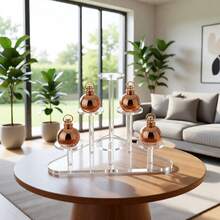 1个亚克力可拆卸展示架，可用于展示小雕像、香水、珠宝等 - 彩色 - 查看 1