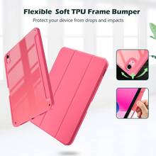 Full Body Protective Case With Stand & Pencil Holder For Tablet, Features Smart Flip To Wake/Sleep, Two Viewing Angles, Anti-Drop & Anti-Scratch - Watermelon Red - View 4