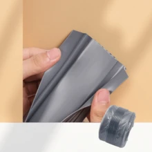 1 Roll 93cm PVC Door Bottom Seal Strip With Felt, Draft Stopper, Soundproof Door Bottom Seal Tape - Multicolor - View 5