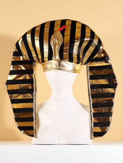 Egyptian Pharaoh Cosplay Headdress, Exaggerated Headpiece For Ramadan Party, Stage Performance, Photo Prop, Decorative Costume Hat