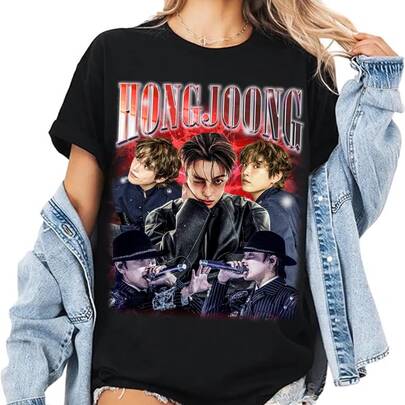 Hongjoong Ateezz Kpop T-Shirt, Ateezz 2025 World Tour Dream Shirt, Ateezz Golde…