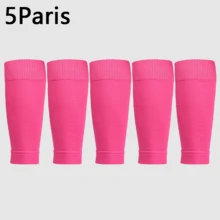 2/5 Pairs Sports Compression Football Leg Sleeves, Calf Compression Leg Warmers - Multicolor - View 24
