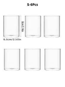 ديكورات عيد الحب وحفلات الزفاف, حاملات شمعة طافية مقاومة للرياح، أوعية نباتات هيدروبونية من الزجاج البوروسليكاتي الشفاف، حاملات أزهار طازجة على المنضدة الشفافة - شفاف - مشاهدة 17