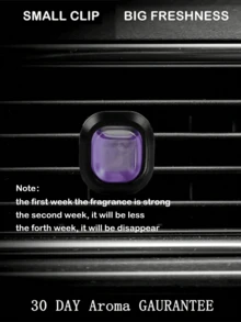 1 szt. Nowy klips do odświeżacza powietrza do samochodu, klips do wentylacji o wielu zapachach, 4 ml każdy, długotrwały odświeżacz powietrza, 30 dni dezodoryzacji, okrągły klips do wentylacji, odświeżacz powietrza do wnętrza samochodu, nowy długotrwały zapach, odświeżacz powietrza z klipsem do wentylacji - A - Zobacz 6