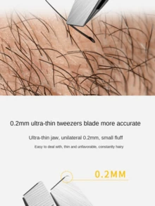 4pcs/Set High Precision Eyebrow Tweezers Stainless Steel Eyebrow Hair Removal Tool Kit - Multicolor - View 8