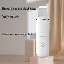 SOKANY Ultrasonic Facial Cleanser With Blackhead Removal Function, One-Touch Start, 3 Speed Settings, Compact And Portable. High-Frequency Vibration Deep Cleans Skin, 3D Head Fits Facial Contour, No Dead Angles. Unisex, Suitable For Blackhead Removal. - White - View 2