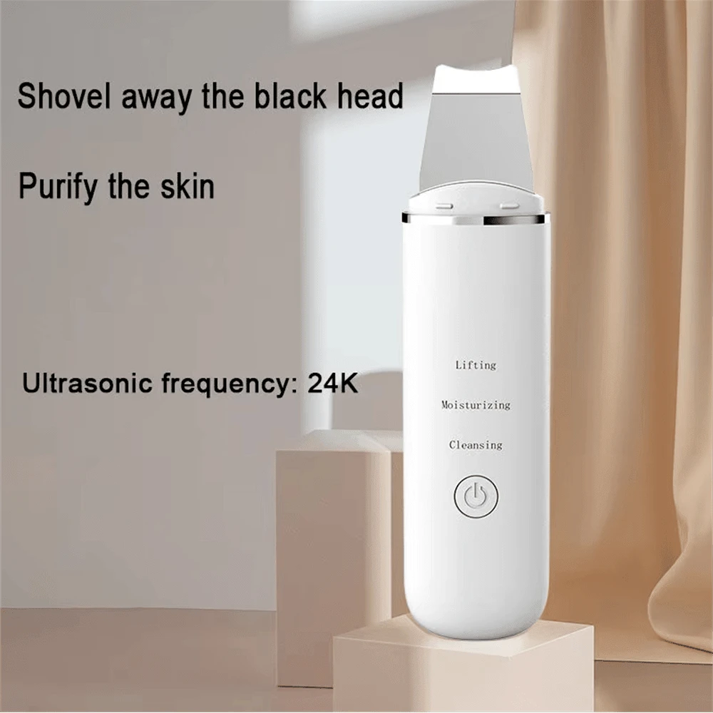 SOKANY Ultrasonic Facial Cleanser With Blackhead Removal Function, One-Touch Start, 3 Speed Settings, Compact And Portable. High-Frequency Vibration Deep Cleans Skin, 3D Head Fits Facial Contour, No Dead Angles. Unisex, Suitable For Blackhead Removal.
