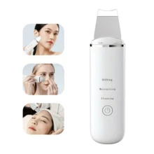 SOKANY Ultrasonic Facial Cleanser With Blackhead Removal Function, One-Touch Start, 3 Speed Settings, Compact And Portable. High-Frequency Vibration Deep Cleans Skin, 3D Head Fits Facial Contour, No Dead Angles. Unisex, Suitable For Blackhead Removal. - White - View 8