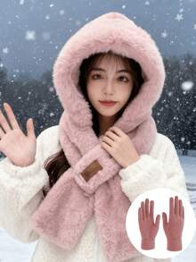 1/2pcs Unisex Autumn/Winter Warm Thermal Lined Beanie Hat, Versatile Knit Cap Suitable For Daily Wear, Hiking, Etc. - H - View 19