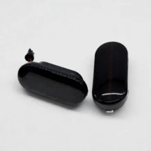 2 Piezas Secuencial Dinámico LED Intermitente Lateral Luz de Señal Direccional para Auto Coche, Luz de Posición Secuencia para Bora Golf Passat Polo, Indicador Lámpara con Efecto de Flujo - A - Ver 1