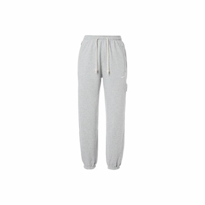  Nike Dri-Fit Standard Issue 純色休閒收口籃球針織運動褲 男款 灰色