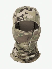 1个/3个装防紫外线保暖面罩，清凉丝绸颈套，透气全头罩，男女通用，摩托车骑行滑雪万圣节拉法帽 - 彩色 - 查看 9