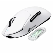 ATTACK SHARK X8ULTRA 无线游戏鼠标，42000 DPI，3950MAX 传感器，55g 轻量鼠标，8K Hz 轮询率，Nordic52840 芯片，三模 2.4GHz/Type-C/蓝牙 5.0，兼容 PC/Linux - 彩色 - 查看 10
