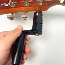 Multi-Functional Electric Guitar String Winder, Bridge Pin Puller, Automatic Hex Drill Bit Luthier Tool - Black - View 8