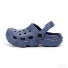 Sandalias de niños con suela texturizada, versátiles y casuales para uso diario, playa y exterior - Azul Marino - Ver 2