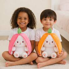 Surprise Plush Rabbit Carrot Easter Bunny Children's Toy Decorative Plush Toy - 橘色 - 查看 3
