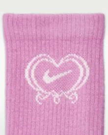 Nike 1双 Everyday Plus 情人节系列舒适速干中筒运动袜 IH8626-503 - 粉色 - 查看 5