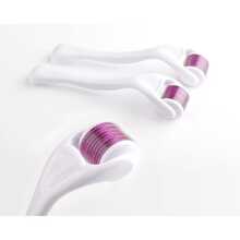 0.25毫米手动美容滚轮，540钛合金针美容滚轮，适用于头发、胡须、面部、身体、头皮，男女通用微针美容滚轮 - 彩色 - 查看 5