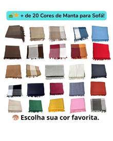 Set Of 2 Throws For Sofa Or Bed, 100% Cotton, Size 210x120, Decorative And Protective Cover For A New And Elegant Home - 深棕色 - 查看 4