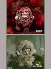 POP MART SKULLPANDA 轻盈编织花园系列盲盒吊坠，包含9款常规款+1款隐藏款，灵感源自自然花园，设计元素包括柚木、花坛和风信子，采用柔软编织纹理，细节精致。隐藏款名为“花园之中”。配有挂环，可挂在背包、手提包或钥匙链上作为装饰。这款艺术吊坠是SKULLPANDA粉丝和盲盒收藏家的理想之选，适合日常佩戴或收藏展示，也是送给女友、男友、伴侣、朋友的理想生日、节日等礼物。 - 彩色 - 查看 10