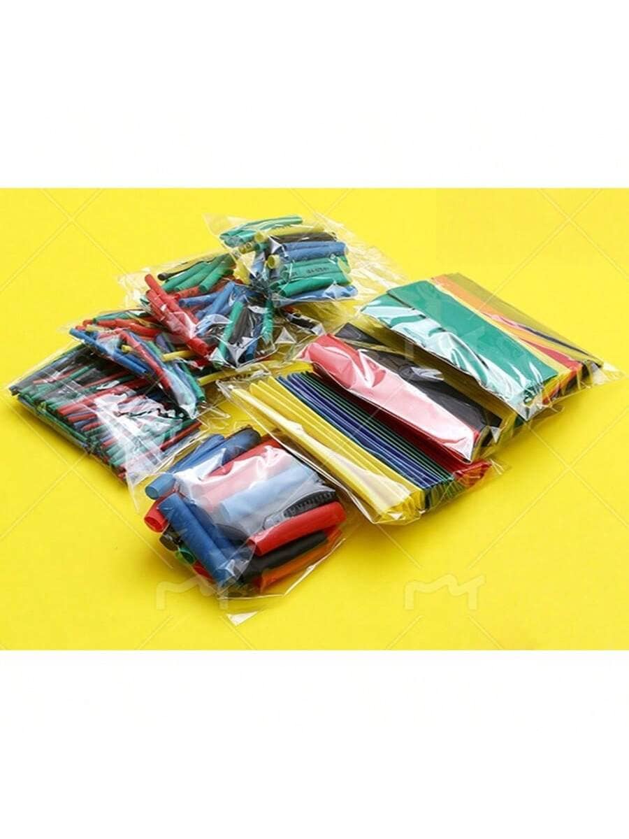 164/328/560PCS Heat Shrink Tubing 2:1, Eventronic Electrical Wire Cable Wrap Assortment Electric Insulation Heat Shrink Tube Kit Without Box(5 Colors/12 Sizes), Black, Red, Blue, Yellow, Green - Cable Sleeve - View 5