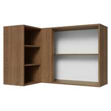 Alacena Gabinete Superior De Esquina Cocina Madesa Vik MV - Marrón y Verde - Ver 10