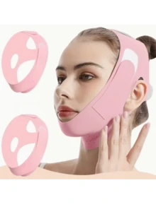 Băng định hình khuôn mặt tái sử dụng dành cho phụ nữ, giúp tạo đường nét cho khuôn mặt, giặt tay, thích hợp sử dụng hàng ngày, chất liệu nylon. - Nhiều màu - Xem 16