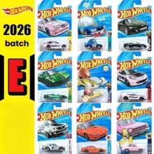 Hot Wheels 2026F-E 系列套装 - 法拉利 F1、阿斯顿·马丁 GT3、兰博基尼 Centenario、帕加尼 Huayra、辛普森一家汽车、福特赛车、玛莎拉蒂 Tipo61、奥迪 R8 Spyder、本田思域、紧凑型交通系列合金玩具车（男孩玩具） - 彩色 - 查看 3